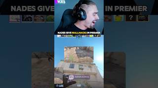 NADES GIVE WALLHACK IN PREMIER?!😱🫠#counterstrike2 #cs2 #counterstrike #csgo #gaming #cs2clips