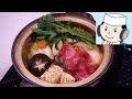 牛すき鍋膳の作り方♪　How to make Sukiyaki udon noodle♪　～吉野家の再現～