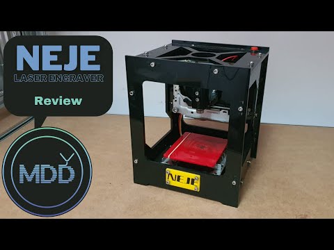 NEJE Laser engraver review - YouTube