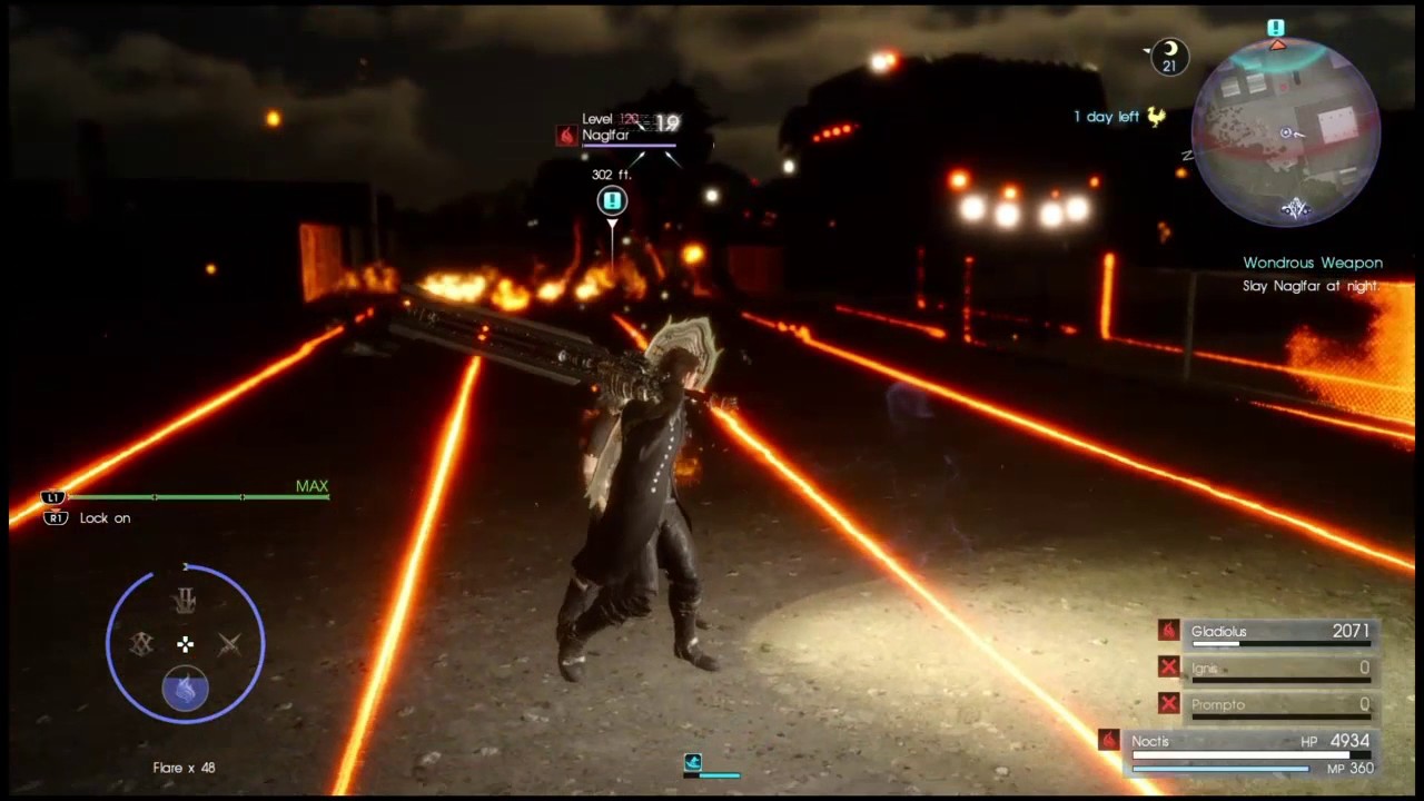 Boss Fight:Naglfar(Wondrous Weapon Quest) in 5 min