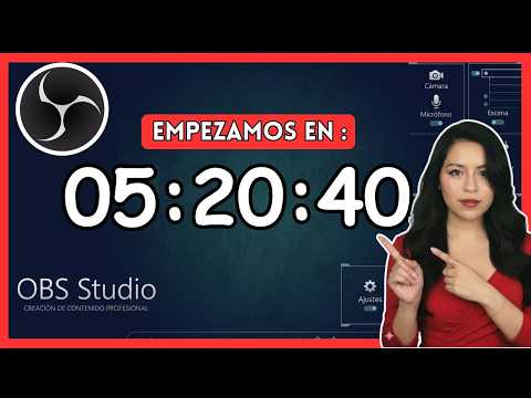 Como poner cuenta regresiva en OBS STUDDIO #OBS #CONTADOR