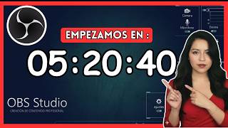 Como poner cuenta regresiva en OBS STUDDIO #OBS #CONTADOR