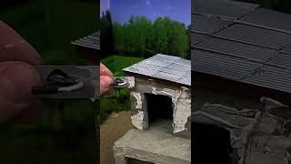 I built a small mini house vlook #vfuho #manybricks #miniature #minihouse #legohouse #satisfying