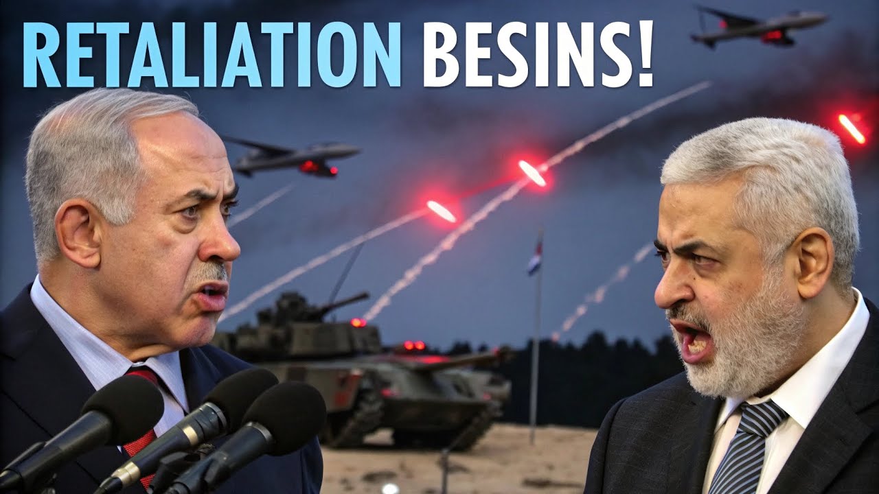 "Breaking News: Hamas Retaliates With Rocket Fire After Israeli Attack!"