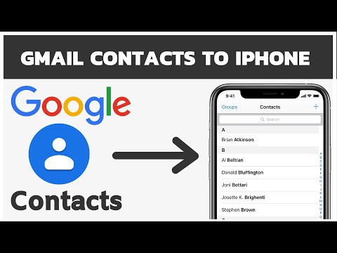 How To Sync Gmail Contacts To iPhone | Import Google Contacts to iPhone