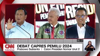 Prabowo Sebut Omon-Omon Tanggapi Pernyataan Dua Capres