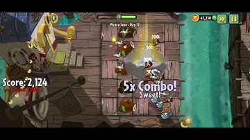 Plants vs Zombies 2- PvZ2 - Pirate Seas Day 12 Walkthrough  #pvz2 #gaming 