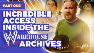 100,000 Square Feet of WWE  Tour Items From Andre The Giant, The Rock, Undertaker & More (Part 1)