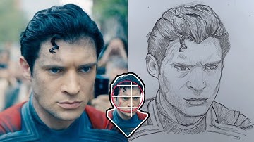 How to draw superman 2025 | James Gunn