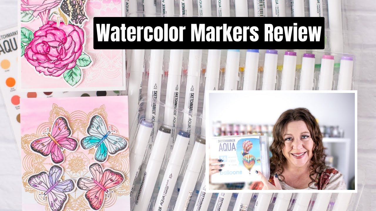Watercolor Markers Review of Sketchmarker Sketchbar Aqua YouTube