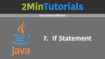 Java Tutorials For Beginners In 2 Minutes - 7 - If Statement
