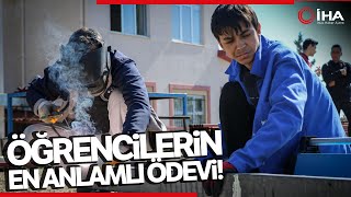 Deprem Bölgesindeki Öğrencilere Güneş Enerjili Konteyner Sınıf Yapıyorlar