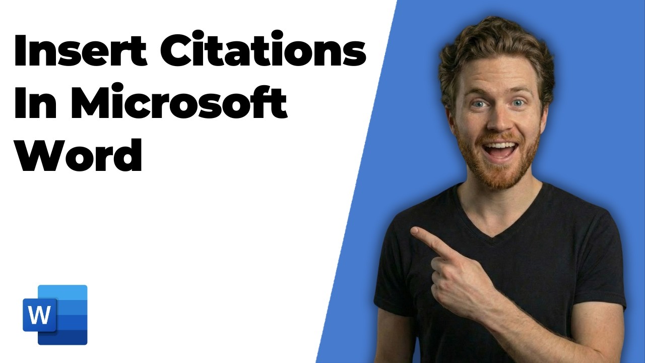 How To Insert Citations In Microsoft Word (Easy Guide) - YouTube