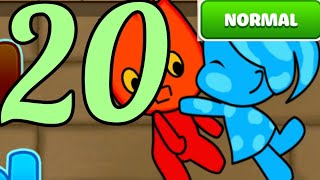 Redboy and Bluegirl Level 20 In Light Temp Maze Android Walkthrough