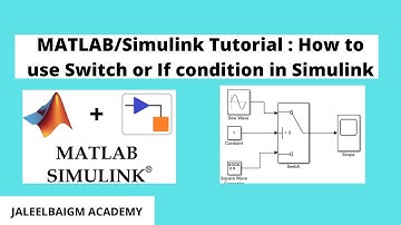 How to use Switch Block in MATLAB/ Simulink Step by Step | Simulink Switch block