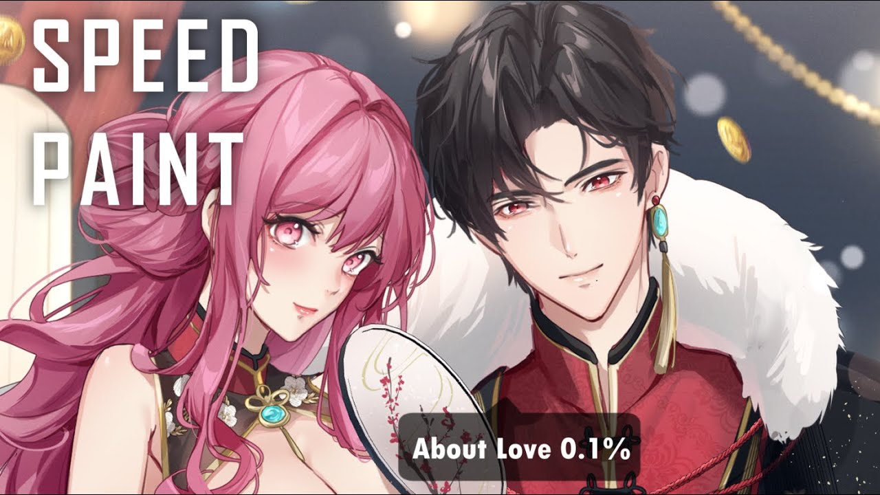 【SPEED PAINT】Happy Chinese New Year.【 關於愛的0.1%】（OC） （繪圖過程）