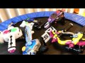 ガシャコンをトランポリンで跳ねさせてみた！　仮面ライダーエグゼイド　玩具