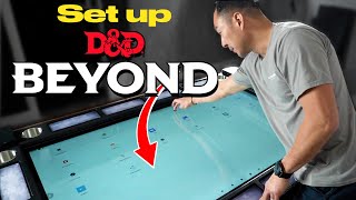 How to Set Up D&D Beyond on The Arena Digital TTRPG Table