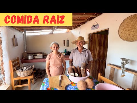 Root Food: How to Make Cassava Beiju, We Harvested Cassava from the New Plantation, Plenty of Abu...