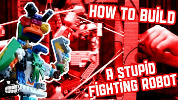 How to Make a Stupid Robot Fighting Mini Lego Fighter | DESKTOP COMBAT SYSTEM
