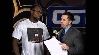 Mike Nabors Talks With Malcolm Jenkins Following The Saints Win Over the Lions