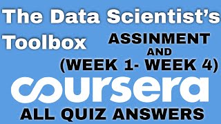 The Data Scientist’s Toolbox  coursera quiz answers|The Data Scientit's all Quiz Answer & Assignment