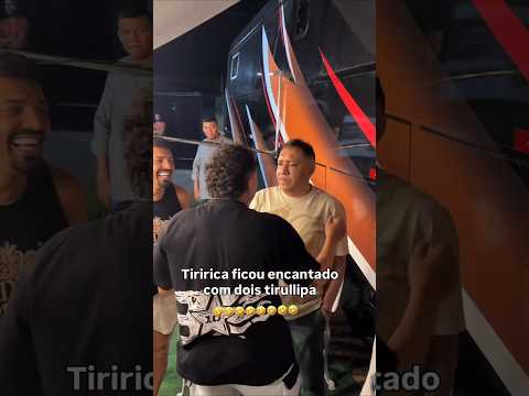 Tiririca ficou encantando com dois Tirullipa
