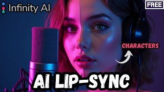 Infinity AI Lip Sync Tool🔥🔥Best Free AI Character Creation & Video Maker