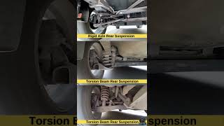 Rigid Axle vs Torsion Beam vs Independent Suspension #shorts