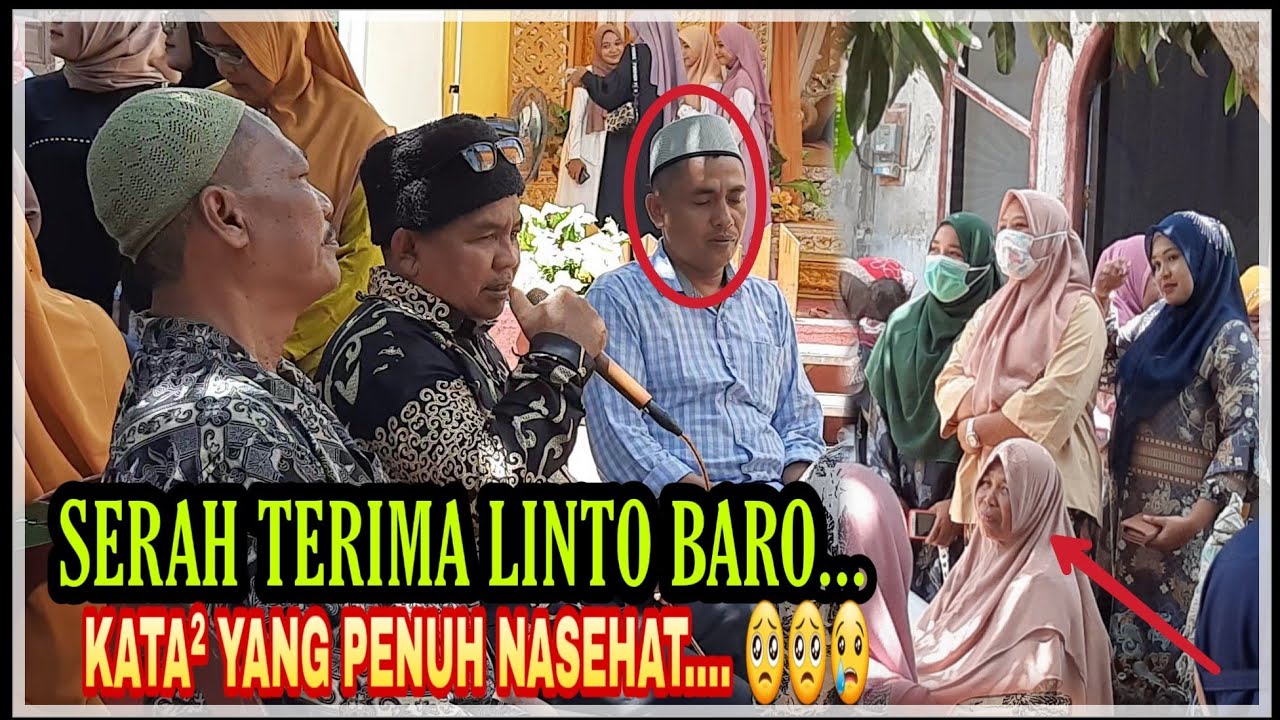 SERAH TERIMA LINTO BARO... kata² sangat bermanfaat 🥺🥺🥺 terharu
