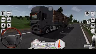 Euro Truck Evolution: (NEW TRUCK) Scania Transport Logs to Golden Fields 🚚🪵 screenshot 3