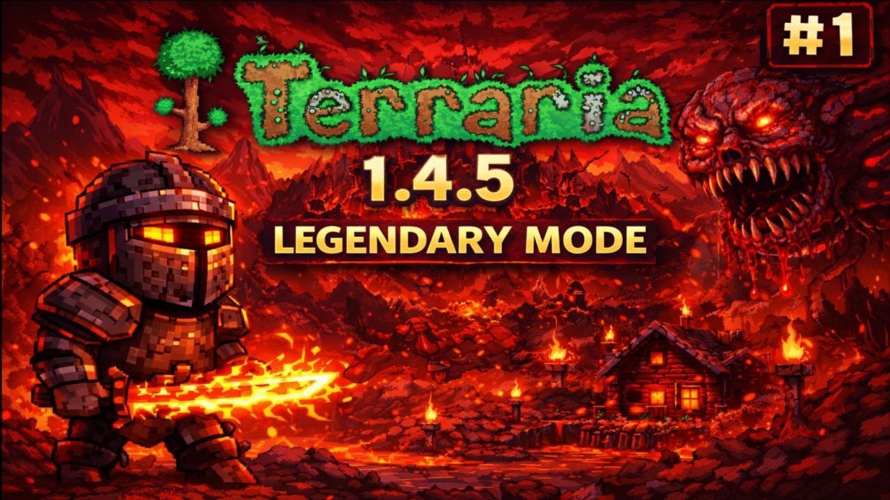 Terraria Legendary Mode: АДСКОЕ ПРОХОЖДЕНИЕ =1=   