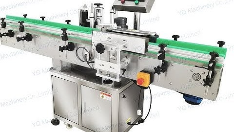 Automatic adhesive label applicator for 10ml small bottles wrap around labeling machine