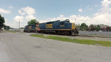 CSX Local M781 - Light Engine in Athens