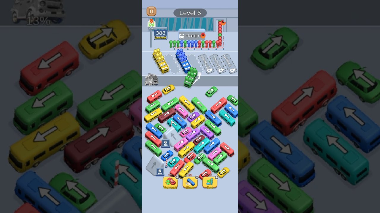 Car Jam level 6 | GAME Walkthrough