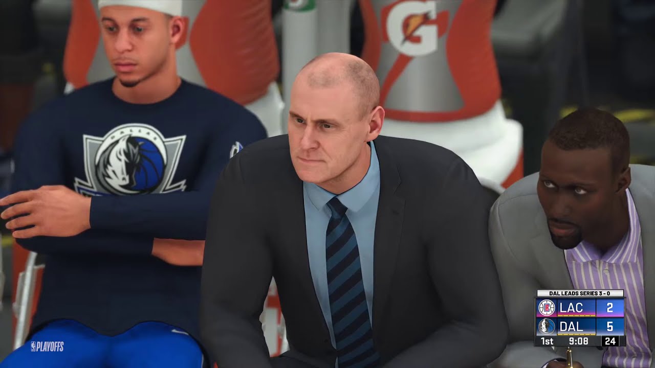 NBA Playoffs 2020 Clippers vs. Mavericks Game 4 1st Round Mavs Lead Series 3-0