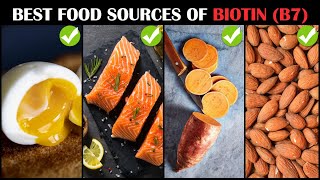 Foods Rich In Biotin (Vitamin B7/H) |Richest Foods Sources Of Biotin