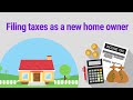 Filing Taxes as a New Home Home Owner - What to do After You've Bought a Home?!