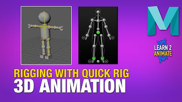 Setting up a Character RIG using the Quick Rig Tool in Autodesk Maya 2022. Beginner Tutorial.