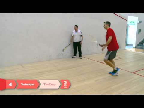 SquashStart Lesson 4 - Technique: The Drop