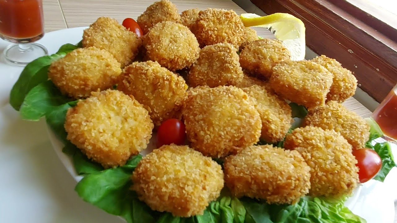 كروكيط  بدجاج بمداق سمك رهيييب