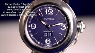 cartier pasha big date