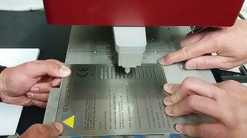 Benchmark 320 marking machine identification plates