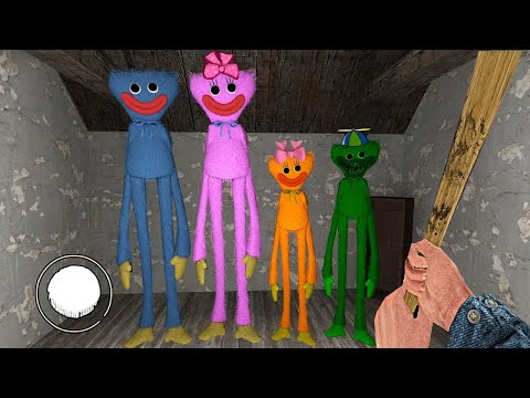 МЫ НАШЛИ СЕМЬЯ ХАГГИ ВАГГИ В ГРЕННИ ОНЛАЙН - Granny Online Horror Game Poppy Playtime Family