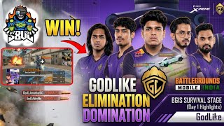 BGIS Day 3: GODLIKE TEAM ELIMINATED! 😱 Biggest Upset in BGMI History | S8UL vs GodLike 🔥