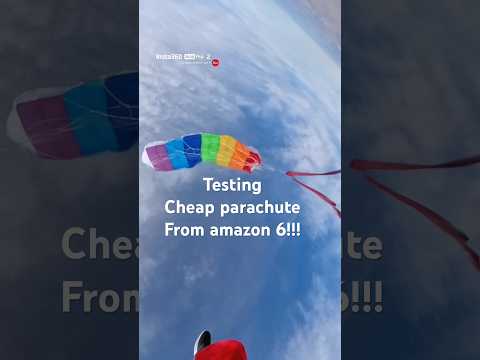 Testing Cheap parachute 😄 from amazon 6!!! @insta360 #insta360 #insta360awards #nodronenoproblem