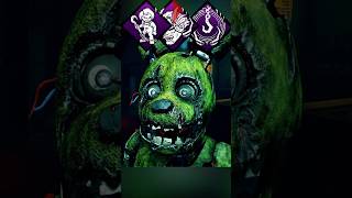 SPRINGTRAP is SO SCARY with FRIENDS 'TIL END! #dbd #fnaf #dbdshorts