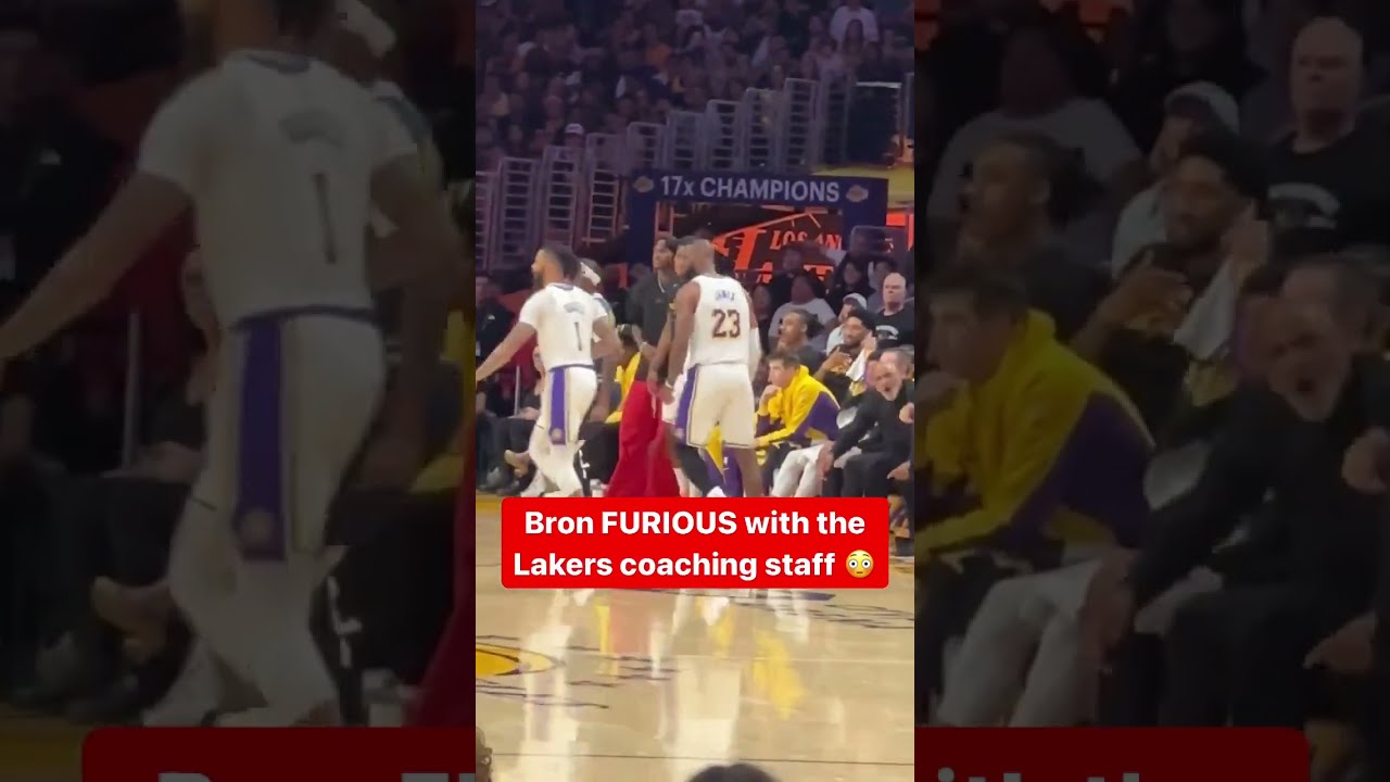 LeBron Was NOT Happy With The Lakers Coaching Staff 
