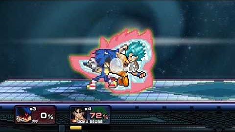 SSF2 mod Goku ssb vs Sonic.exe