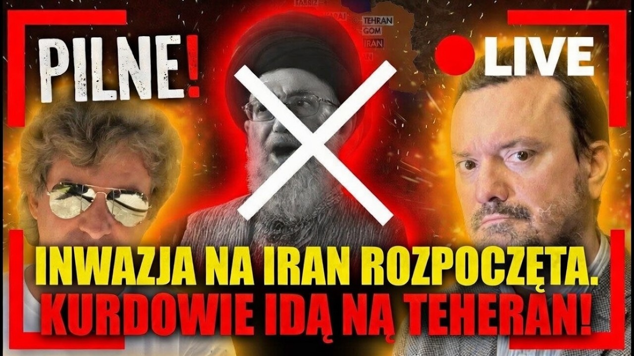 PILNE! Inwazja lądowa na Iran. Kurdowie idą na Teheran. Andrzej Gąsiorowski i Piński LIVE 20